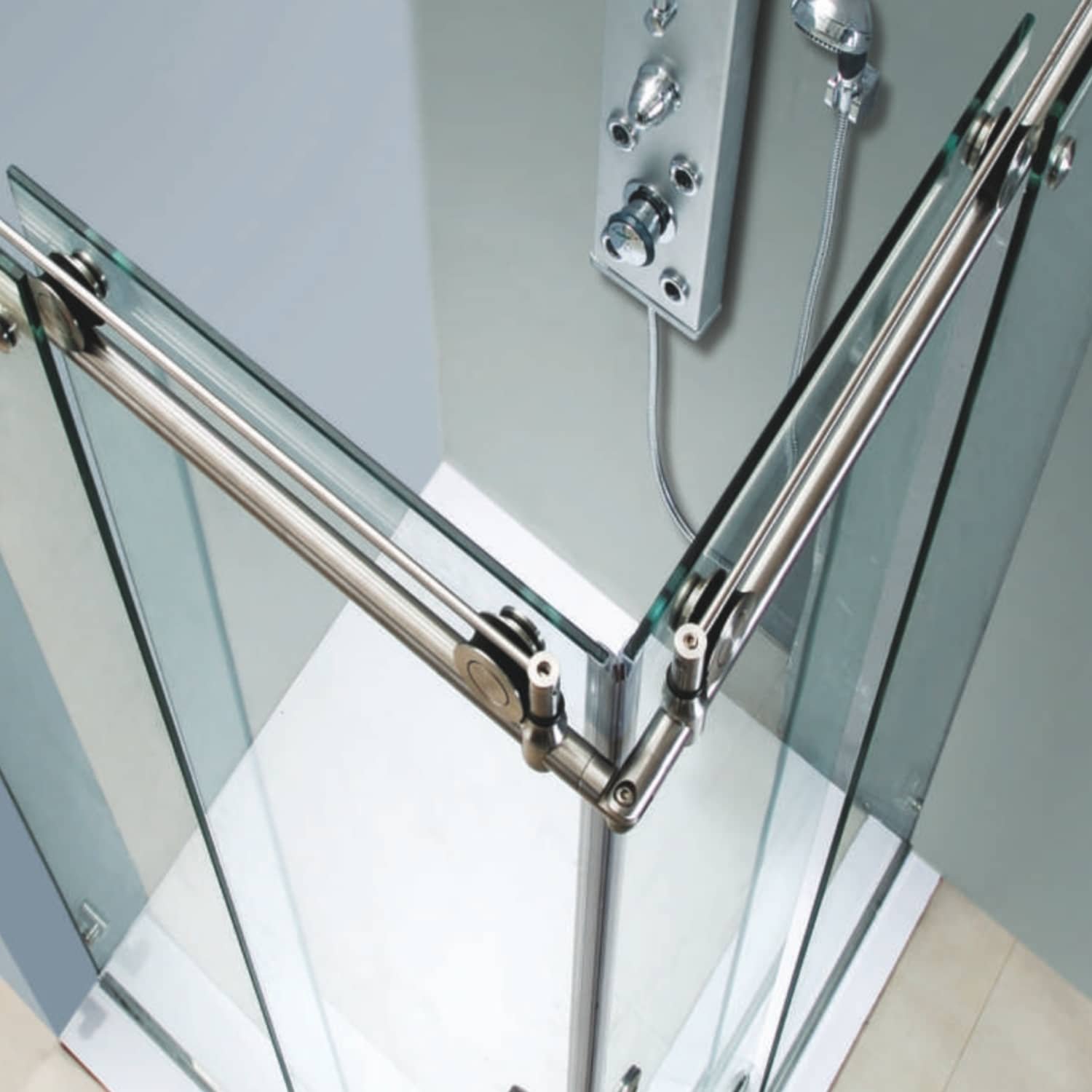 Glass-Shower-Enclosure-Hardware-Fittings-20 Shower Glass Connectors - Image 1